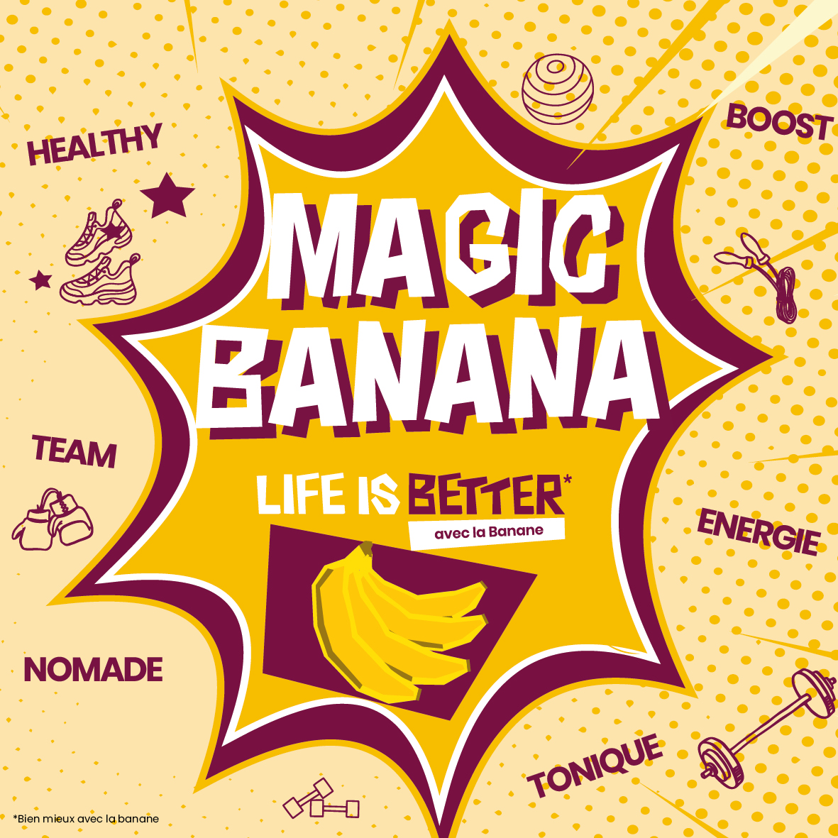 Banane & Sport, un duo magique !